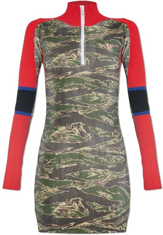 Diesel, Dames, Jurken, Veelkleurig, Maat: L