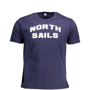 North Sails, Heren, Tops, Blauw, Maat: S Katoen,