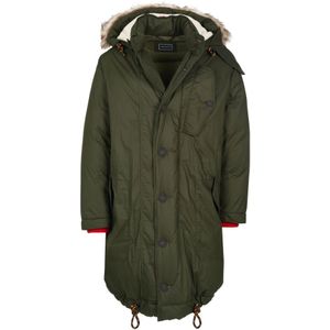 Tommy Hilfiger, Heren, Mantels, Groen, Maat: S