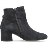 GABOR - Enkellaarsjes - Grijs - Velours Look - Middelhoge Hak