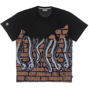 Octopus, Heren, Tops, Veelkleurig, Maat: M Katoen,