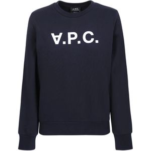 A.p.c. - Viva - Hoodie - Blauw - Katoen