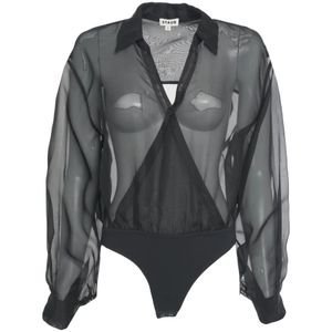 Staud, Dames, Tops, Zwart, Maat: S