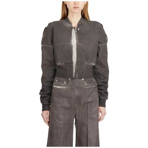 Rick Owens, Dames, Jassen, Bruin, Maat: M Denim,
