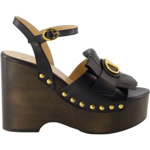 Valentino Garavani, Dames, Schoenen, Zwart, Maat: 37 EU Leer,