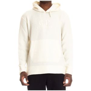 C.p. Company, Heren, Sweatshirts & Hoodies, Wit, Maat: M Wol,