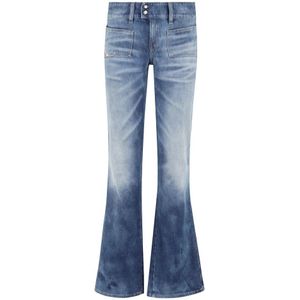 Diesel, Dames, Jeans, Blauw, Maat: W26 Katoen,