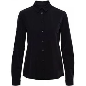 &Co Woman, Dames, Blouses & Shirts, Zwart, Maat: XS Polyamide,