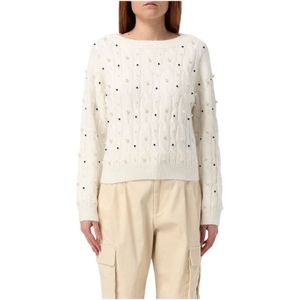 Twinset, Dames, Truien, Wit, Maat: XS Wol,