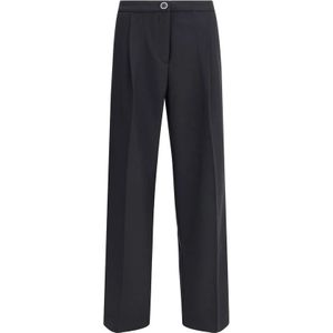 Cruna, Dames, Broeken, Zwart, Maat: S Viscose,