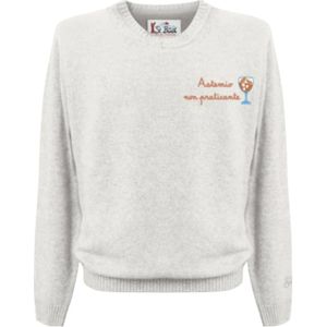 MC2 Saint Barth, Heren, Truien, Wit, Maat: XL