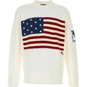 Ralph Lauren, Heren, Truien, Wit, Maat: XS Katoen,