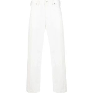 Jil Sander, Heren, Jeans, Wit, Maat: W30 Denim,