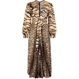 Roberto Cavalli, Dames, Jurken, Bruin, Maat: L