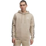 Under Armour, Heren, Sweatshirts & Hoodies, Beige, Maat: L Fleece,