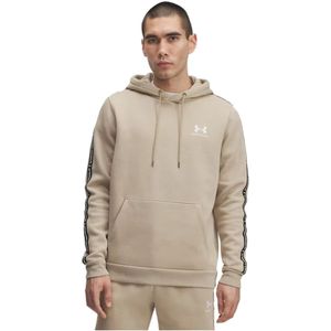 Under Armour, Heren, Sweatshirts & Hoodies, Beige, Maat: L Fleece,