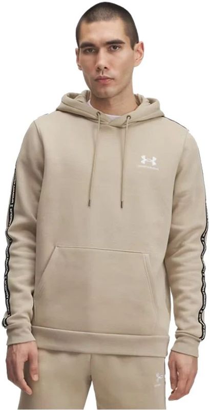 Under Armour, Heren, Sweatshirts & Hoodies, Beige, Maat: L Fleece,