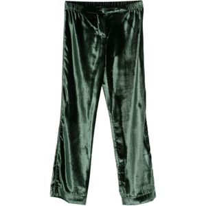 F.r.s For Restless Sleepers, Dames, Broeken, Groen, Maat: XS Velours,