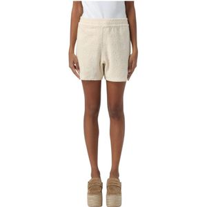 Tory Burch, Dames, Korte broeken, Beige, Maat: S
