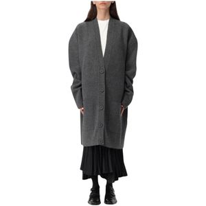 Jil Sander, Dames, Truien, Grijs, Maat: S Wol,