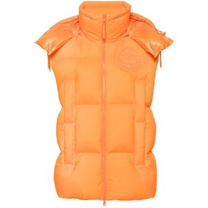 Moncler, Heren, Jassen, Oranje, Maat: M Polyamide,