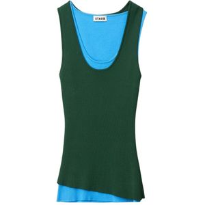 Staud, Dames, Tops, Groen, Maat: M Nylon,