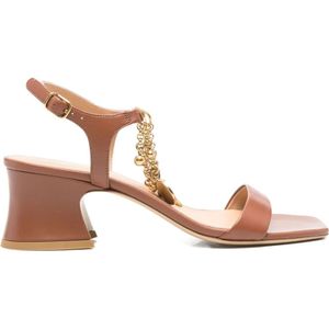 Chloé, Dames, Schoenen, Bruin, Maat: 39 EU Leer,