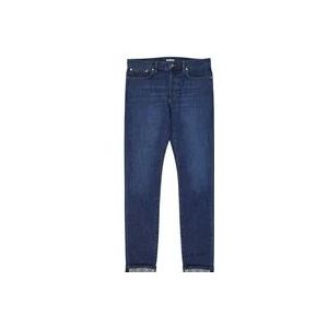Dior Slim-Fit Ruwe Denim Jeans , Blue , Heren , Maat: W30