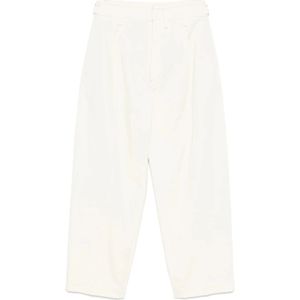 Lemaire, Heren, Broeken, Wit, Maat: L Zijde,