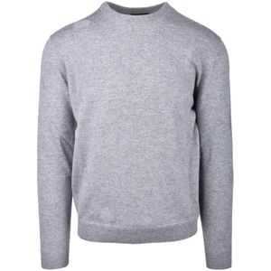 Alpha Studio, Heren, Truien, Grijs, Maat: S Kasjmier,