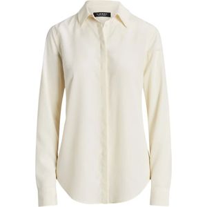 Ralph Lauren - Kristy Shirt - Dames - Beige - Polyester