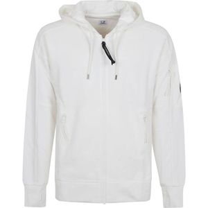 C.p. Company, Heren, Sweatshirts & Hoodies, Wit, Maat: L Katoen,