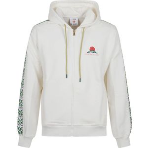 Casablanca, Heren, Sweatshirts & Hoodies, Wit, Maat: L Katoen,