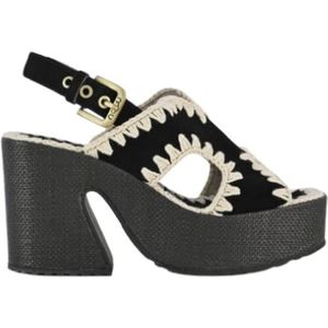 Mou, Dames, Schoenen, Zwart, Maat: 36 EU Suède,