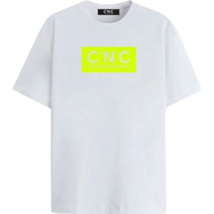 Costume National, Heren, Tops, Wit, Maat: XL Katoen,