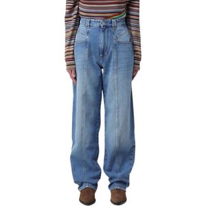 Isabel Marant, Dames, Jeans, Blauw, Maat: S Katoen,