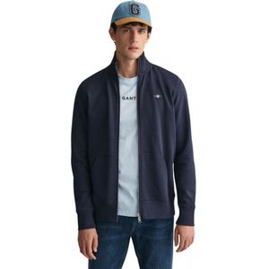 Gant, Heren, Jassen, Blauw, Maat: S Katoen,