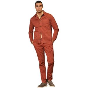 Mason's, Heren, Jassen, Rood, Maat: S Katoen,