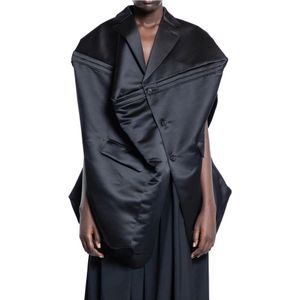 Comme des Garçons, Dames, Jassen, Zwart, Maat: S Satijn,