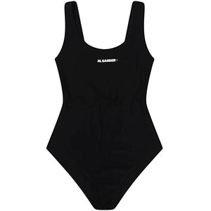 Jil Sander, Dames, Badkleding, Zwart, Maat: M Polyamide,