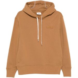 Autry - Hazelnoot Fleece Katoenen Hoodie - Dames