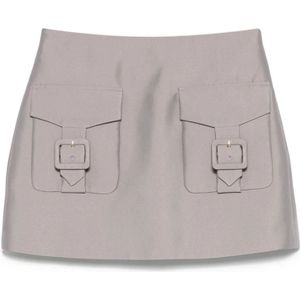 Self Portrait, Dames, Rokken, Grijs, Maat: 2XS
