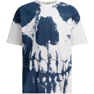 Alexander McQueen, Heren, Tops, Blauw, Maat: L Katoen,