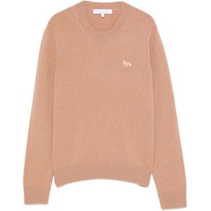 Maison Kitsuné, Dames, Truien, Bruin, Maat: M