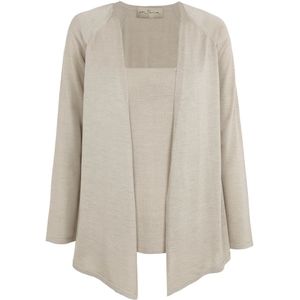 Cortana, Dames, Truien, Beige, Maat: 2XS Zijde,