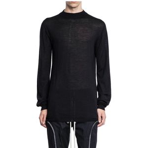 Rick Owens, Heren, Truien, Zwart, Maat: XL Wol,