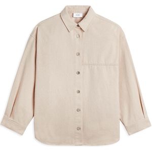 Axel Arigato, Dames, Blouses & Shirts, Beige, Maat: L Katoen,