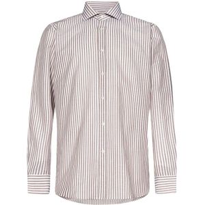 Franzese Collection, Heren, Overhemden, Beige, Maat: 5XL Katoen,