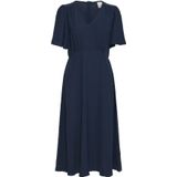 ICHI Jurk 'Zabby'  nachtblauw