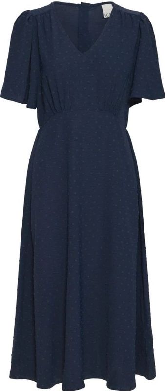 ICHI Jurk 'Zabby'  nachtblauw